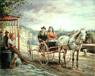 Late Afternoon, Port Ben, Ulster County