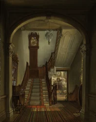 Old Clock on the Stairs