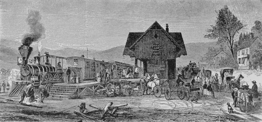 The Village Depot, illustration from 
