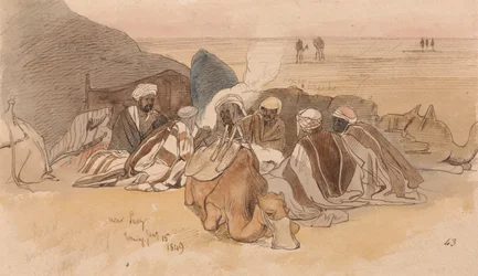 Near Suez, evening, 15 January 1849