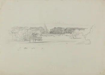 View across a Meadow to a Church