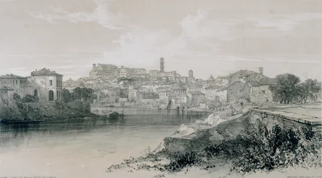 Views in Rome and its environs: Rome from Via Porta San Paolo