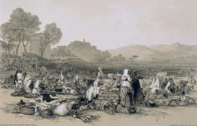 Views in Rome and its environs: Fair of Sant
