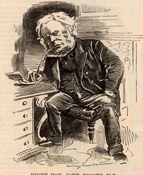 Cartoon of John Bright