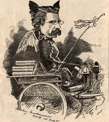 Cartoon of William Black