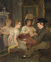 Mrs Sarah Cornock and her Three Children, c.1810