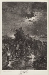 Untitled (Launching a Dory/To the Rescue/Shipwreck)