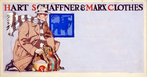 Advertisement for Hart, Schaffner & Marx Clothes, published 1900
