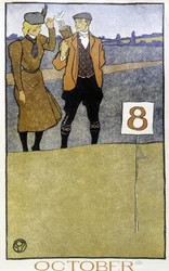 Couple Playing Golf - in 