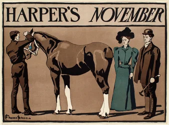 Lady and Gentleman at the Horse Show, Harper