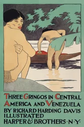 Poster Promoting Three Gringos in Central America and Venezuela by Richard Harding Davis