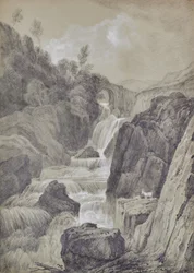 Landscape with Waterfalls