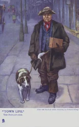 Rat Catcher with His Dog