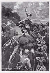 The Battle of Stormberg, charge of the Northumberland Fusiliers