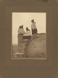 [Hopi, Watching the Dancers]
