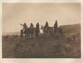 Portfolio I, Plate 19: The Lost Trail-Apache