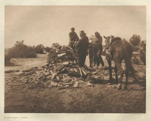At the Shrine-Navaho (Portfolio I, Plate 30)