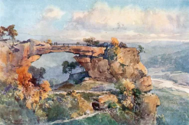 Rock Scenery (Prebisch-Thor) in Saxon Switzerland