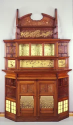 Harmony in Yellow and Gold: The Butterfly Cabinet