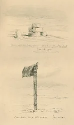 Cairn Left By The Norwegians, and Amundsen
