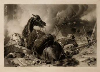 Time of War and Time of Peace, engraving by Thomas Lewis Atkinson