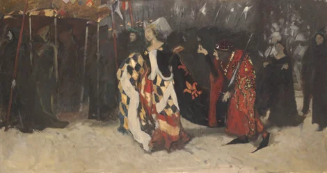 Compositional Study for Richard, Duke of Gloucester, and the Lady Anne