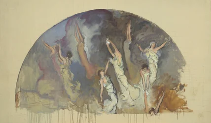 Compositional Study, for The Spirit of Light, Rotunda, Pennsylvania State Capitol, Harrisburg