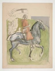 Galahad Departs (study)