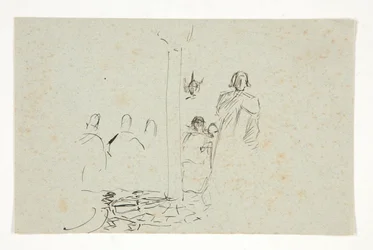Galahad at the Castle (study)