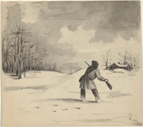 Hunter in Snow