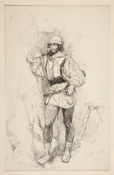 Jacques, Illustration for Act II, Scene V, As You Like It