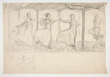 Line of Women Dancing