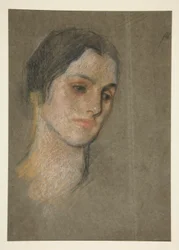 Portrait of an unidentified woman