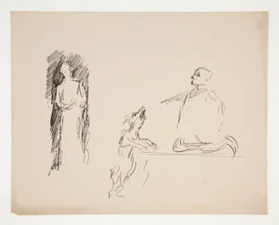 Sheet of figure studies