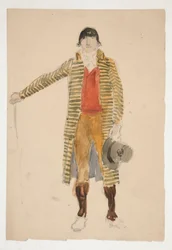Sketch of a Man - Costume Study for La Tosca