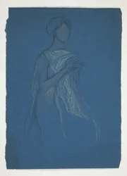 Sketch of a Woman - Costume Study for a Play?