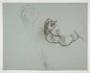 Sketch of an Upper Torso and Clenched Fist