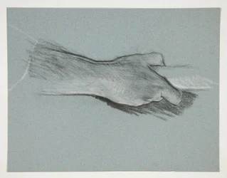 Sketch of One Hand Grasping a Pole