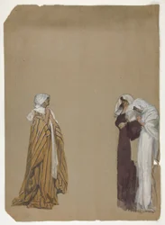 Study of Three Figures