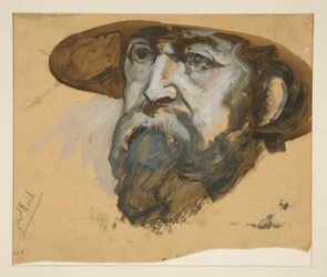 Study for General Meade: Sketch for Mural for the State Capitol Building in Harrisburg, Pennsylvania, 1902-1911 (Completed by John Singer Sargent)