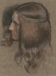 Study for Head of Hamlet in Hamlet