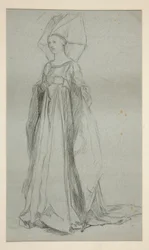 Study for Lady Anne, for King Richard III