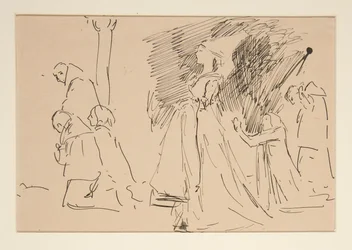 Study for Priest and the Great Lady