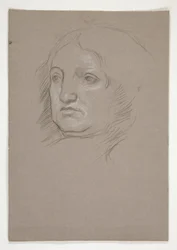 Study for William Penn: Sketch for Mural for the State Capitol Building in Harrisburg, Pennsylvania, 1902-1911 (completed by John Singer Sargent)