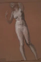 Study for figure of 3 pm