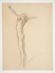 Study for figure of 6 am