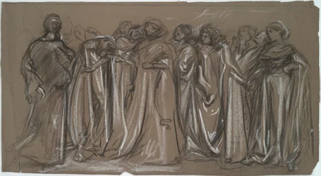 Study for the Captive Virtues, Figure Study