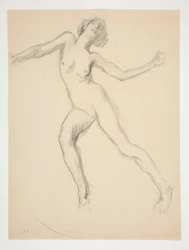 Study for the figure of 12 noon