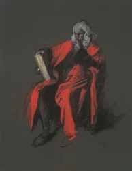 Study for the Figure of Chief Justice Thomas McKean