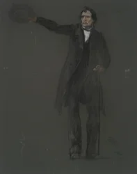 Study for the Figure of Thaddeus Stevens